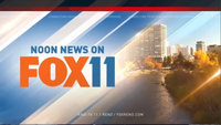 Noon News on Fox 11 (KRXI) current open