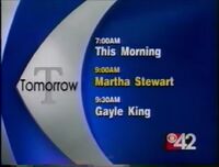 WBMG CBS 42 Weekday Morning promo 1998