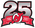 25th anniversary badge, used during the 2006-07 season.