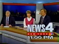 News 4 New York 11PM Weekend intro (November 7, 1993)