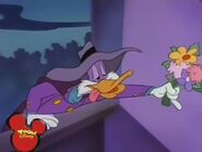 The red, yellow, and black bug used in international versions (Germany in this case as seen during a different episode of Darkwing Duck).