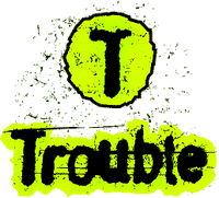 Trouble logo 1997