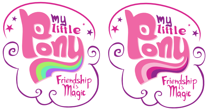 my little pony friendship is magic logo vector