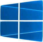 Logo used on the Windows 10 wallpaper from the builds 1507-1511 or login screen