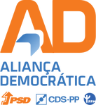 Logo allong with parties logos.