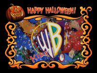 Halloween variant of the first logo.