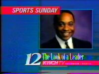 January 28, 1990 KWCH Sports Sunday promo with sports anchor Malcolm Briggs