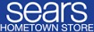 Sears hometown store blue background logo.