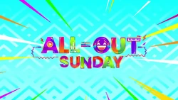 Prototype title card without "S" in the word "Sunday"