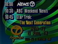 KVIA-TV Channel 7 Together Something Happening 1989-90