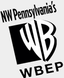 Cable-only The WB affiliation logo, as "WBEP" (1998–2006)