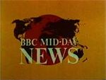 BBC-TV's BBC News' BBC Mid-Day News Video Open From 1976