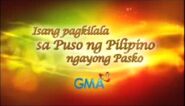 Isang pagkilala sa Puso ng Pilipino ngayong Pasko - GMA Network 2010 Christmas Slogan