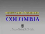 ID "Colombia Nuestro Común Denominador" (2000–2001) first version