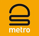 Metro Iceland inverted logo