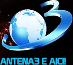 Logo with slogan "Antena 3 e aici!" (2011–2016)