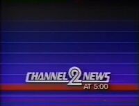 Channel 2 News 5PM open from 1987