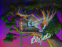 Man Watching Rede Globo [with 1993 Rede Globo Logo]