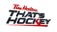 Alternate logo with "Tim Hortons" in place of "TSN" above the "That's Hockey" logo.