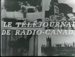 Radio-Canada Le Telejournal 1962