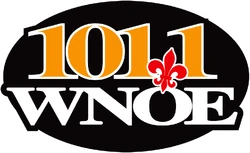 101.1 WNOE logo