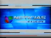 Noticias 41 Univision 6PM open (2001)