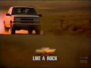 Logo with slogan "Like A Rock" (1991–2004) which used Bob Seger's 1980s song of the same name