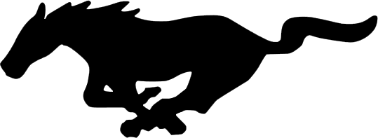 mustang emblem silhouette