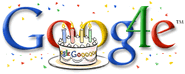 Google's 4th Birthday (27th)