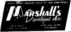 Marshall's - 1957