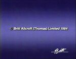 The Britt Allcroft Company 1984 endboard.