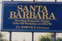 Santa Barbara billboard (1984)