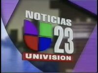 Wltv now back to noticias 23 bumper 1996