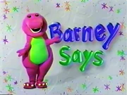 Barney Says Logo (Season 3)