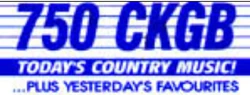 CKGB 750 Timmins 1990s