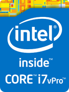 Intel Core i7 vPro logo