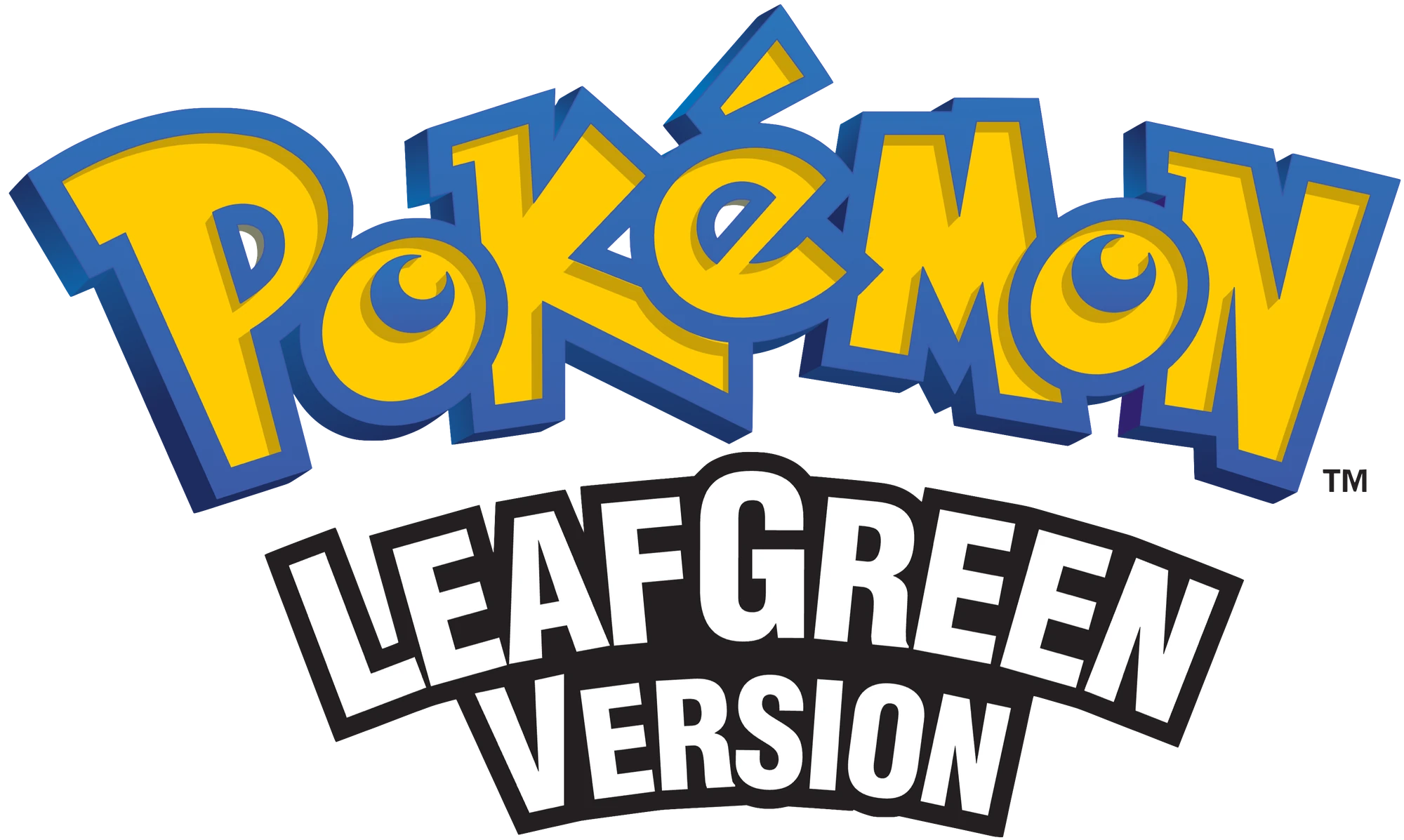 Pokemon leaf green logo