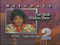 WBRZ-TV The Oprah Winfrey Show promo 1987