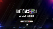 Wuvc noticias univision 40 11pm package 2012