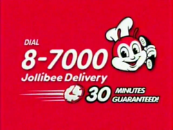 Jollibee delivery deals number