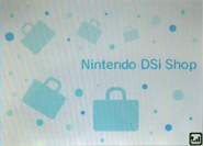 Nintendo DSi Shop splash screen