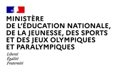 French Ministery of Education, Youth, Sports and the Olympic and Paralympic Games (2024) logo