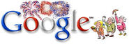 Google Fourth of July celebration