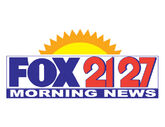 "Fox 21/27 Morning News" logo from 2012-2015