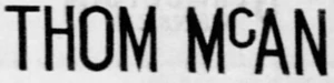Thom McAn - 1922