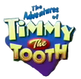 Convert The Adventures of Timmy the Tooth logo with better transparency like from the Peacock screencap.