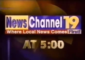 "NewsChannel 19 at Five" open (1997)