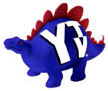 An early dinosaur logo.