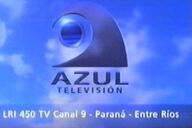 AzulTelevision-Canal-9-De Parana 2000 Placa