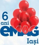 eMAG Iași 6th anniversary logo